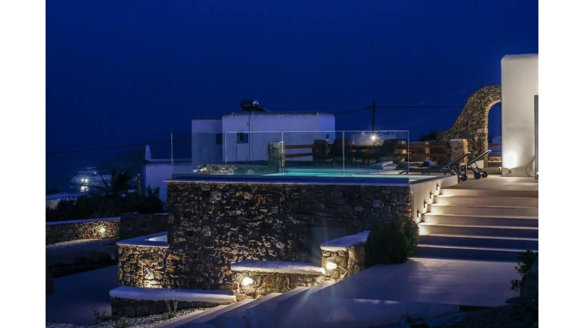 Villa Luxury White W Private Pool In Mikonos *