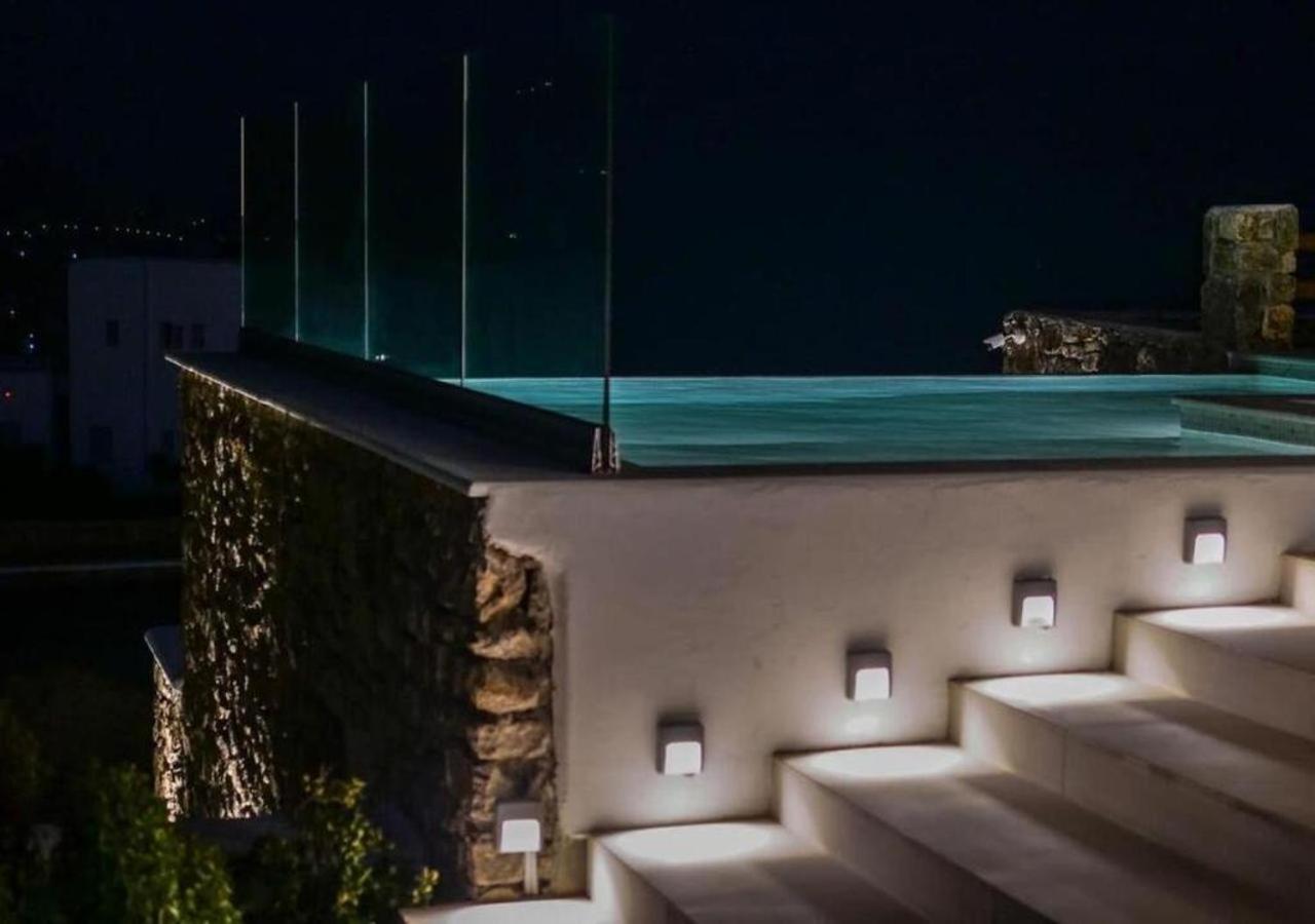Villa Luxury White W Private Pool In Mikonos Kalafatis