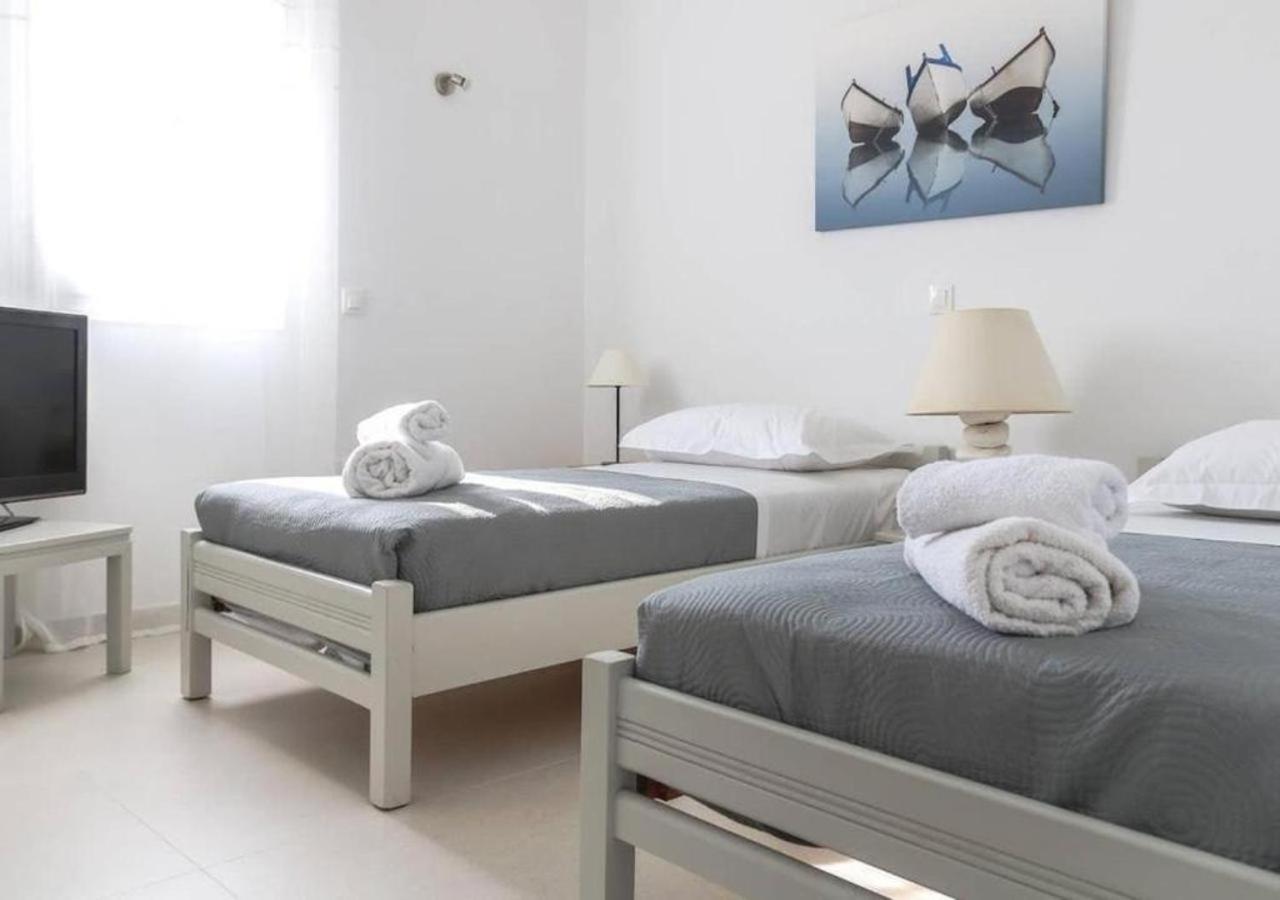 Villa Luxury White W Private Pool In Mikonos Kalafatis
